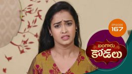Bangaru Kodalu S01E167 17th December 2020 Full Episode