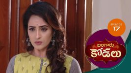 Bangaru Kodalu S01E17 13th March 2020 Full Episode